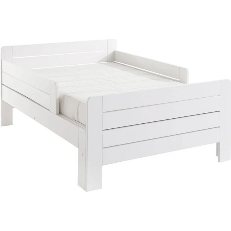 Lüttenhütt Funktionsbett "LOTTE " Bestseller! Kinderbett mit Rausfallschutz, Schublade optional, Mitwachsend, FSC® zertifiziertes Massivholz – Bild 4