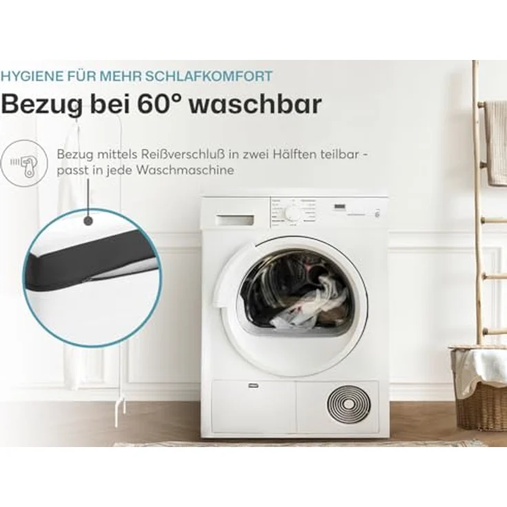 Kaltschaummatratze STRUKTURA-MED GEL, RAVENSBERGER Matratzen, 25 cm hoch, Ergonomisch, 3 Liegeelemente, 7 Zonen, Made in Germany, Tencelbezug – Bild 8