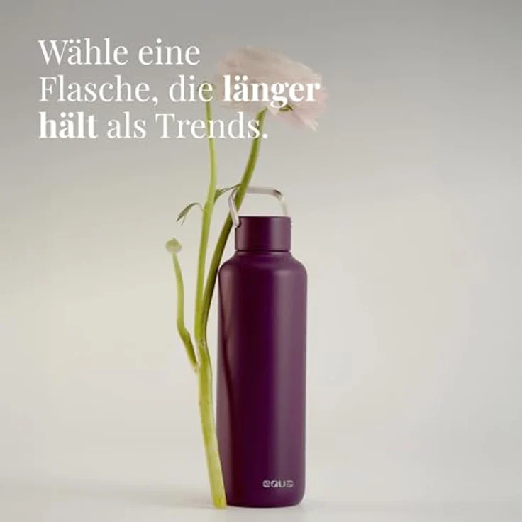 Thermosflasche Isolier-Trinkflasche Doppelwandig 1L EQUA Timeless Steel 683594 – Bild 8