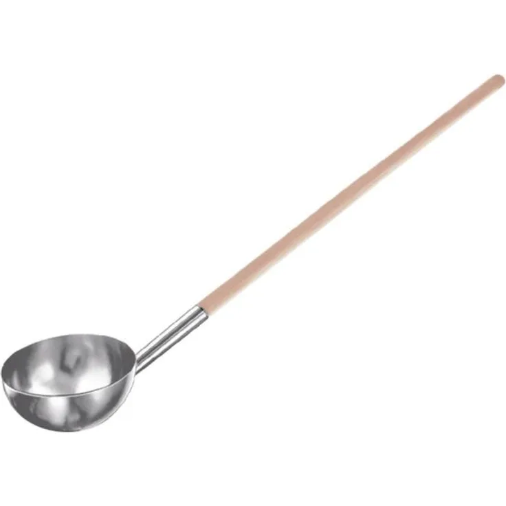 Contacto Edelstahl Schöpfkelle 25cm mit Holzstiel