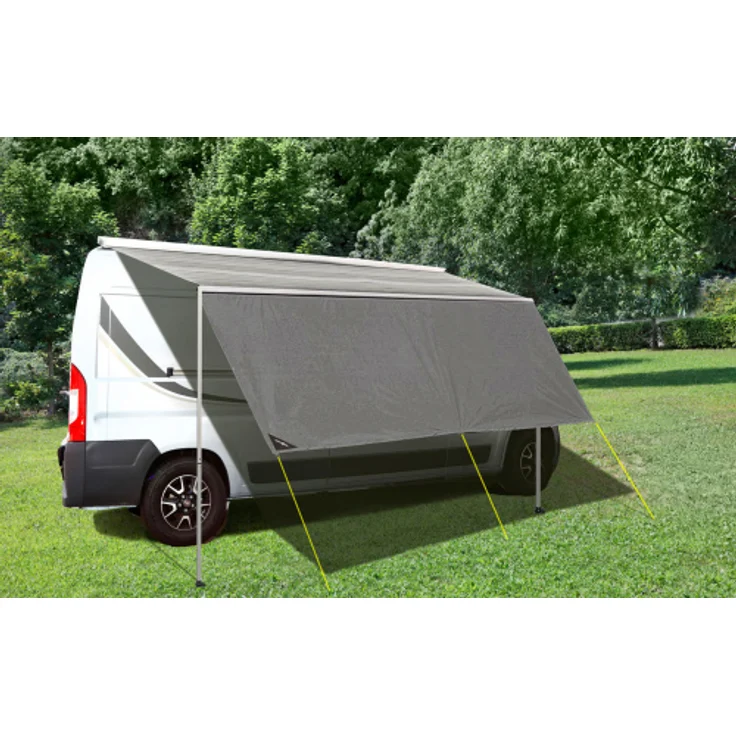 BRUNNER Sunny View Sonnensegel, Sonnenschutz für Wohnwagen, Wohnmobil, Van, Kleinbusse und Van, inklusive Befestigungsteile, 240x190 cm – Bild 1