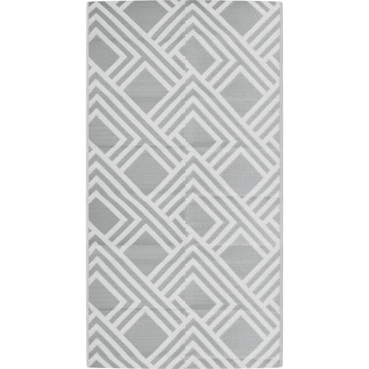 vidaXL Outdoor-Teppich ARAKIL Grau 80x150 cm PP 368561 – Bild 2