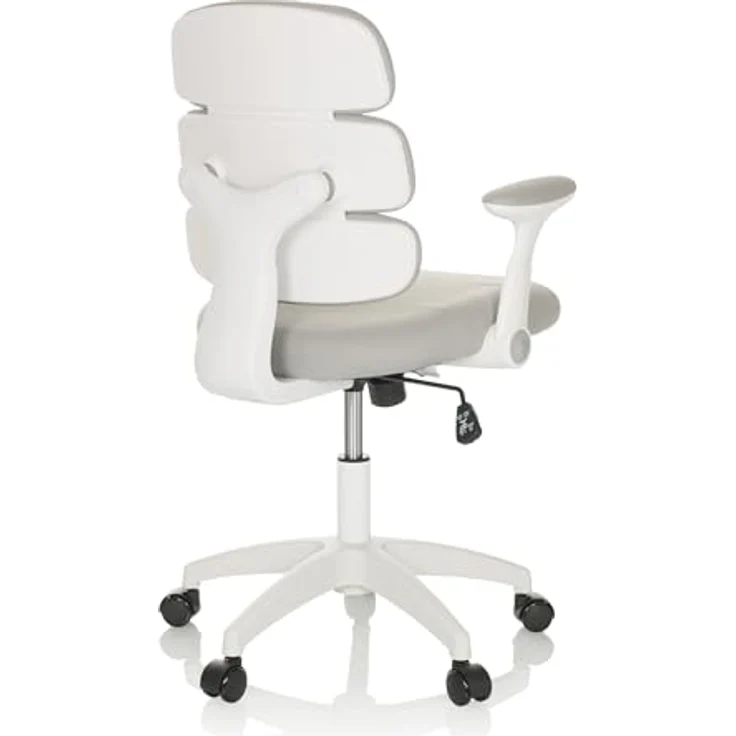 hjh OFFICE Kinderdrehstuhl Kid ERGOLINO W Kinderstuhl mit ergonomischer Rückenlehne, Grau, 736428 – Bild 9