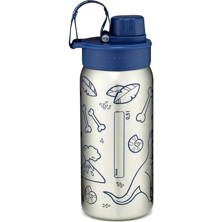 Ergobag Trinkflasche Edelstahl blau