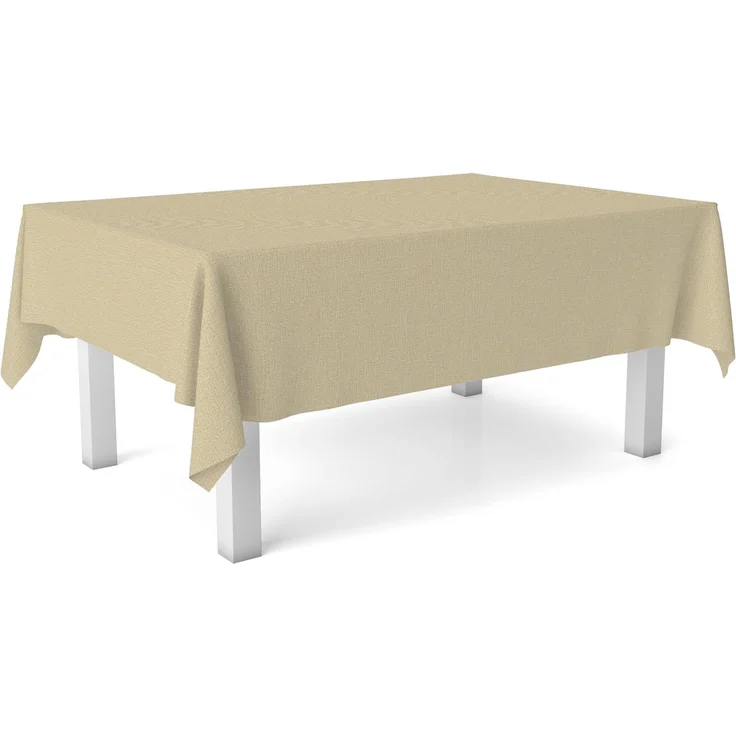 Martina Home Tischdecke, Wachstuch, TER, 220x140 cm, Beige – Bild 2