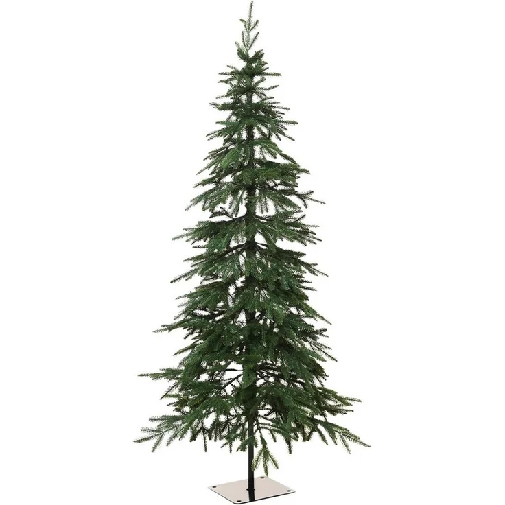 VIVANNO Künstlicher Weihnachtsbaum Kunststoff PINSAPO Konisch - Grün Naturgetreu, 90x90x180 cm – Bild 5