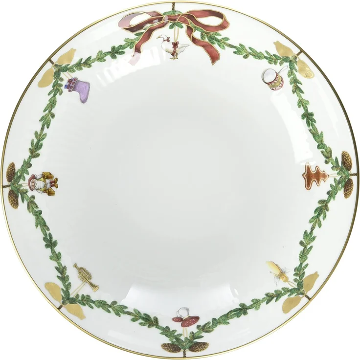 Royal Copenhagen Starfluted Christmas Schale auf Fuss – Bild 2