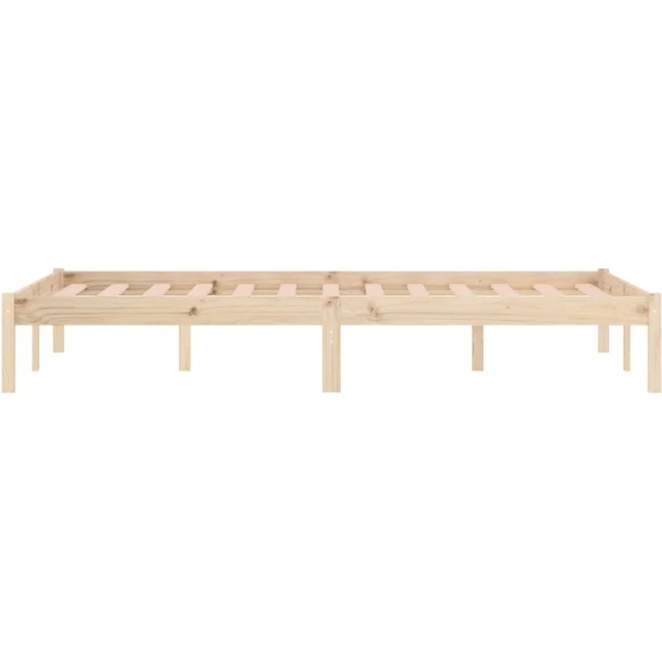 vidaXL Massivholzbett ohne Matratze 152x203 cm Kiefer 822459 – Bild 5