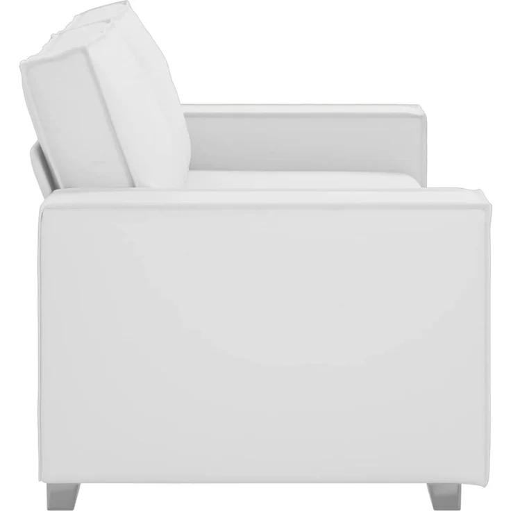 vidaXL Zweisitzer-Sofa Weiß 180 cm Kunstleder 4105057 – Bild 6