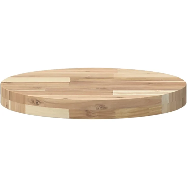 vidaXL Tischplatte Rund Ø40x4 cm Massivholz Akazie 4008688 – Bild 4
