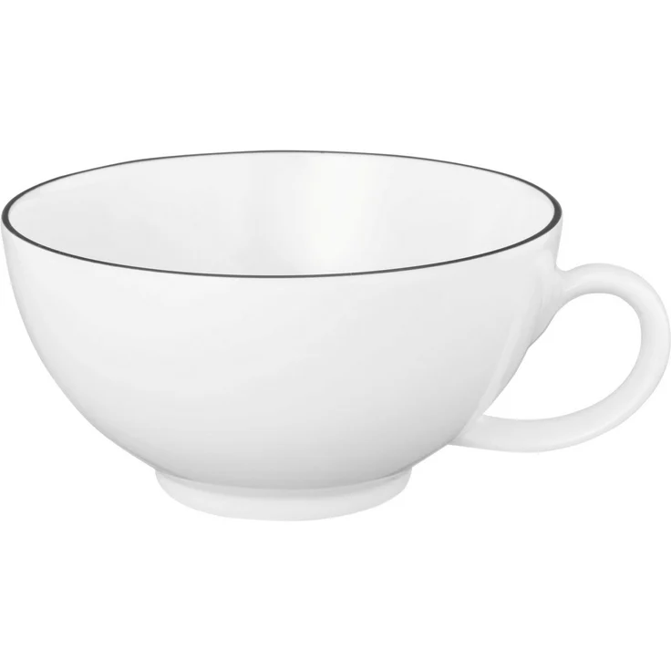 Seltmann Weiden Tasse Lido Black Line, 1-tlg, Porzellan, Teeobertasse 0,20 l – Bild 1