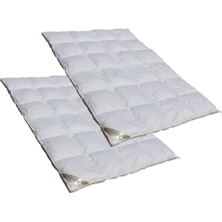 2 Stück TRAUM Daunenbett Daunendecke 155x200 Ganzjahresdecke 100% Daunen – Bild 2