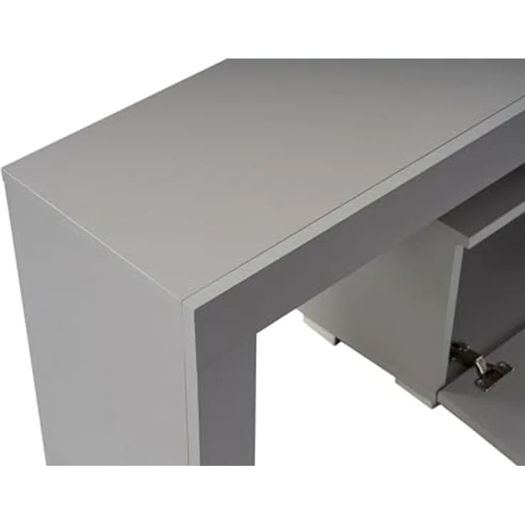 Dmora TV-Schrank Govone 180x31,3x50h cm Grau 2 Böden, 2 Türen – Bild 6