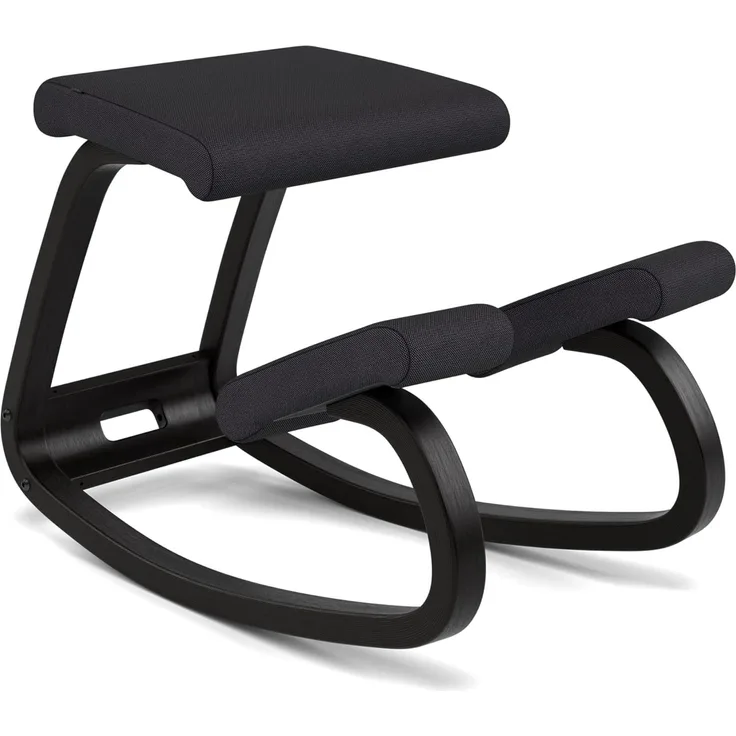 Variable, Original Kniestuhl, Design von Peter Opsvik - Schwarz/Schwarz