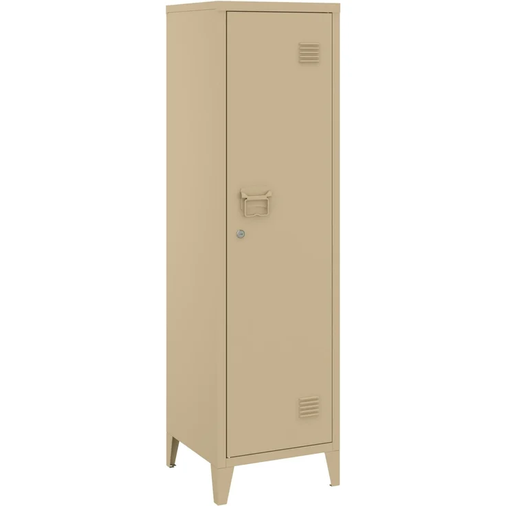 Einzelspind Kurikka 137x38x38 cm Kamelfarben [en. casa] – Bild 4