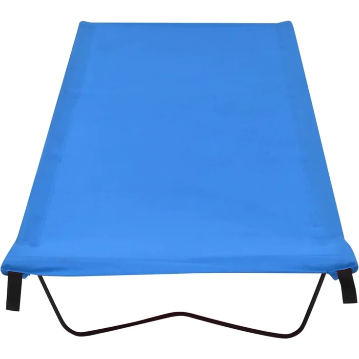 vidaXL Campingbett 180x60x19 cm Oxford-Gewebe und Stahl Blau 312478 – Bild 2
