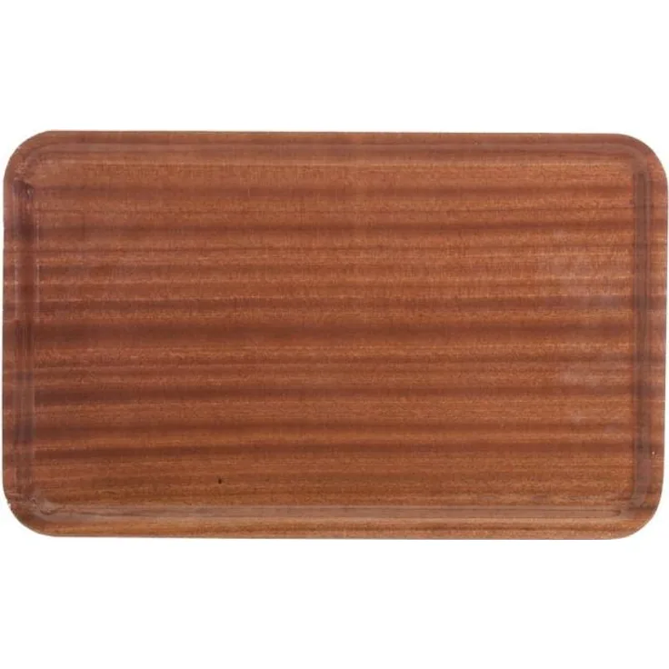 Contacto Holz Tablett GN 1/1, 53x32,5 cm rutschhemmend, Farbe Mahagoni