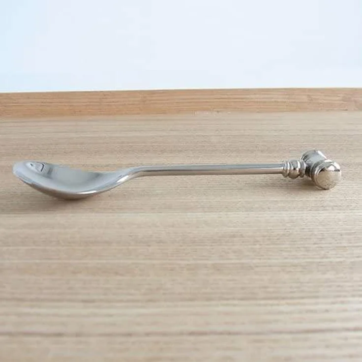 Alessi Dressed-2 Eierlöffel im Geschenk Set, Gusseisen, Edelstahl, 2 TLG, 2-Einheiten – Bild 3