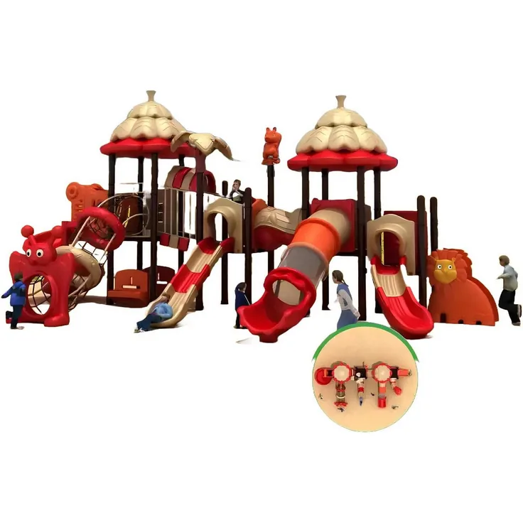 Xlmoebel Spielturm, Kundenspezifischer Spielturm mit Rutsche und Spielhaus aus Holz, Hergestellt in Europa