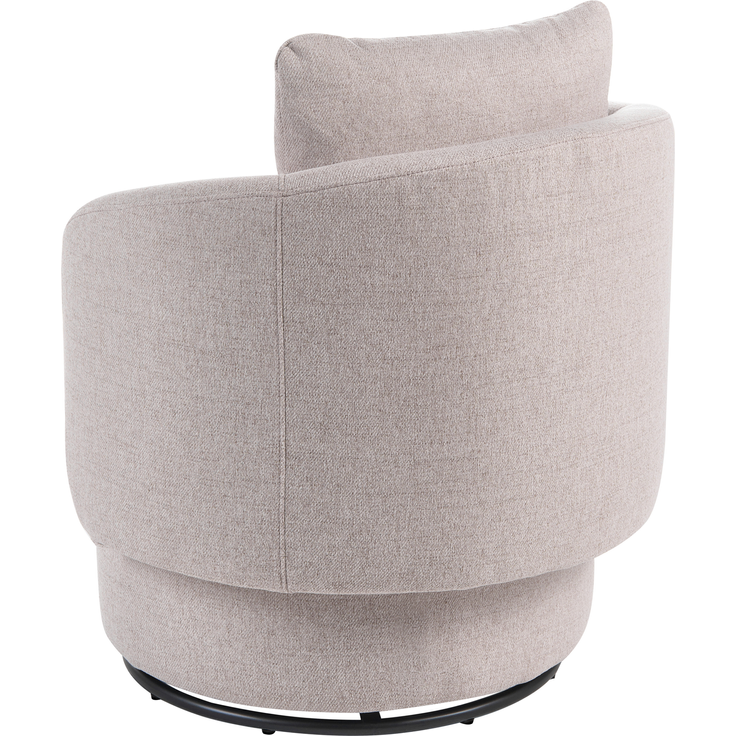 Drehsessel HORSENS mit Stauraum Stoff Beige – Bild 5