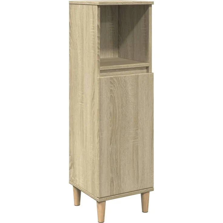 vidaXL 3-tlg. Badmöbel-Set Sonoma-Eiche Holzwerkstoff 3307670 – Bild 6