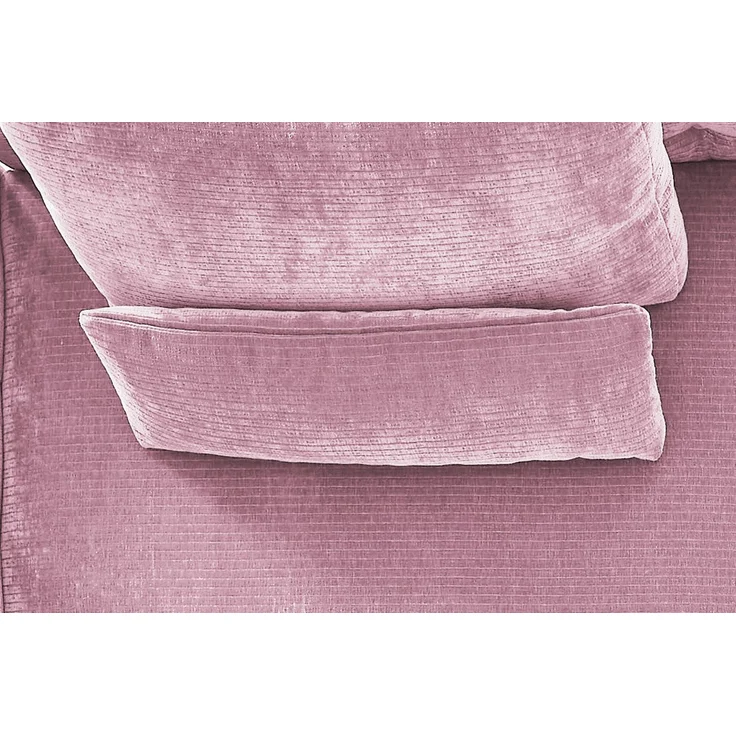 KAWOLA Nierenkissen SEPHI medium Cord Vintage rosa 37 x 19 x 67 cm – Bild 4