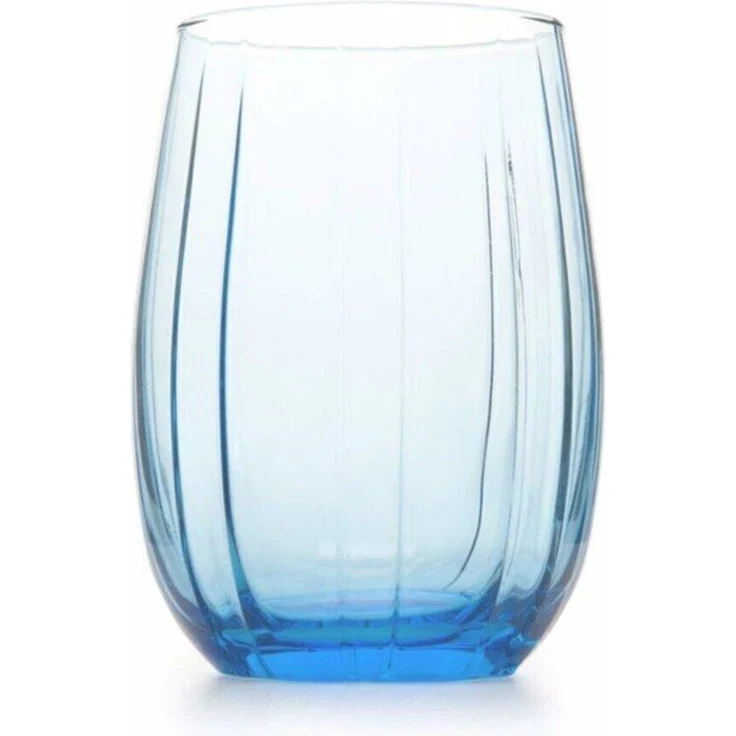 Hermia Concept 'PB-420405-T' Gläser-Set (3-teilig), Türkis, 6,6 x 6,6 x 11 cm, 380 ml – Bild 4