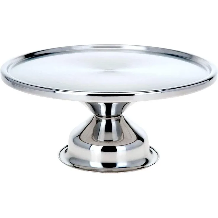 Excellent Houseware Tortenplatte 33 cm Edelstahl 442498