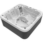 Wellis Lugano Life Premium Whirlpool Außenwhirlpool 230 x 230 x 94 cm für 6 Personen inkl. Wärmepumpe