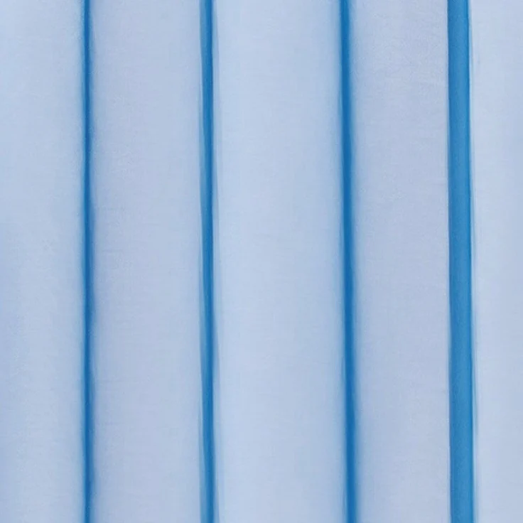 Gardine mit Ösen, Transparent Voile 140 x 145cm ( Breite x Länge ) in blau - mittelblau, Ösenschal in vielen weiteren Farben und Größen – Bild 8