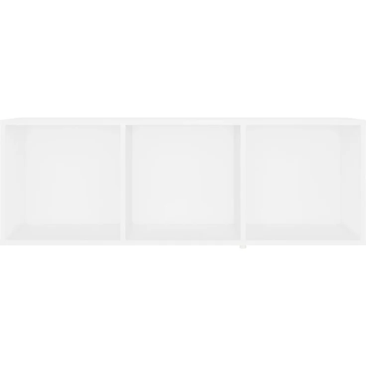 3 pcs TV-Schrank, Fernsehschrank Weiß 107x35x37 cm Holzwerkstoff – Bild 5