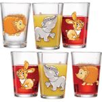 Ritzenhoff & Breker Kinderbecher Waldtiere, 6-teilig, 6-tlg, Glas, 3 verschiedene Tiermotive