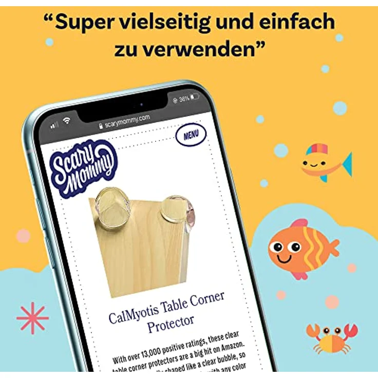 CalMyotis Eckenschutz und Tischkantenschutz - Schützt Babys und Kinder - Klar und Transparent - Kantenschutz Sicherheit für Tischbumper - Rund 18 Stück – Bild 8