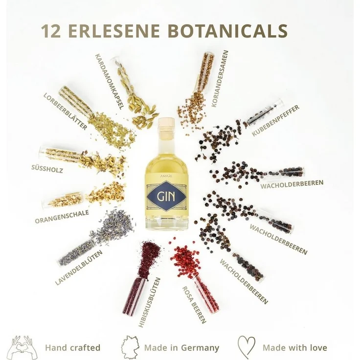 Amari Geschenkbox AMARI® DIY Gin Set - zum Selber machen, Geschenkset inkl. Botanicals – Bild 3