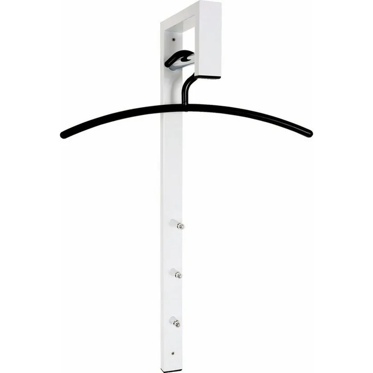 HAKU Möbel Wandgarderobe - chrom-weiß - H. 70cm x B. 4cm - HAKU-89345