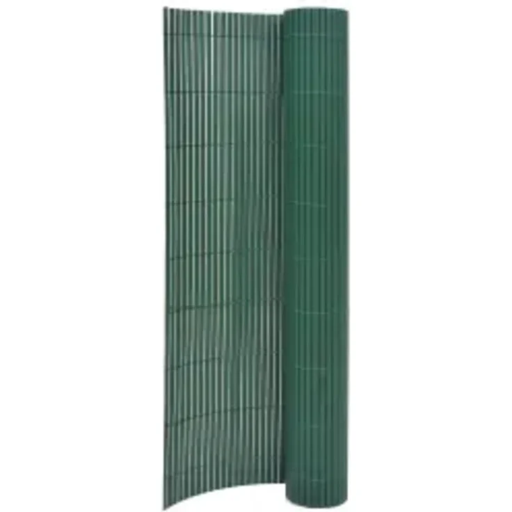 Gartenzaun Doppelseitig 110x500 cm Grün 317162