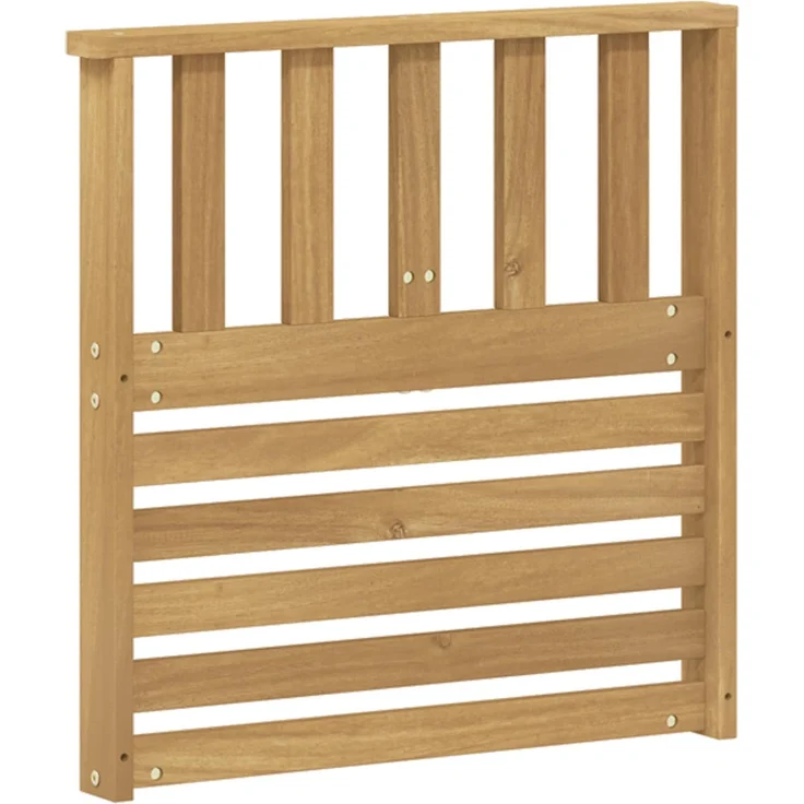 vidaXL Armlehnen Modul 2 stk. Weiß 60 x 6 x 61 cm Massivholz Akazie 901523 – Bild 7