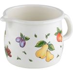 Riess Country Fruit Garden Schnabeltopf gebaucht Ø14cm, 1.7 Liter Emaille