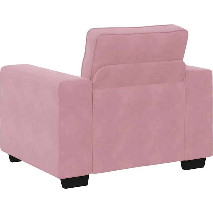 vidaXL Sessel Rosa 100x77x82 cm Samt 4105250 – Bild 5