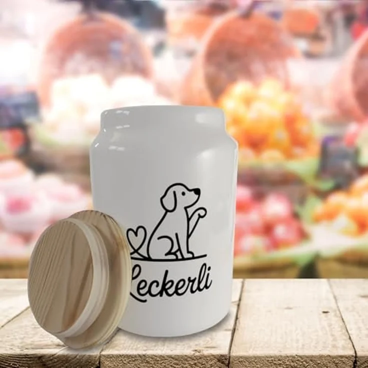 speecheese Keksdose Hunde Leckerli Herz Keksdose für Haustierfreunde – Bild 3