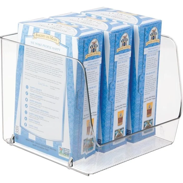 Aufbewahrungsbox Küchenbox 8er Set Organizer stapelbar mDesign transparent – Bild 8