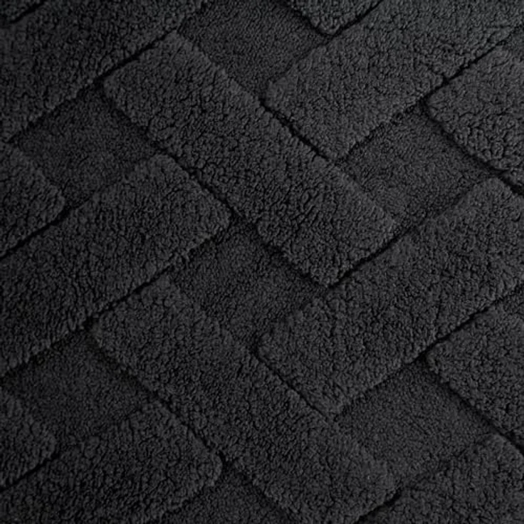 Wohndecke CARO Design91 Karierte Kuscheldecke ideales Geschenk Weiche warme Decke 170X210 cm schwarz – Bild 5