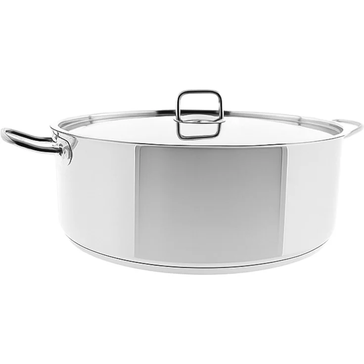 Vitalia 6-teiliges Edelstahl-Kochtopfset - 3 Töpfe mit Deckel, 11/13/16 L – Bild 3