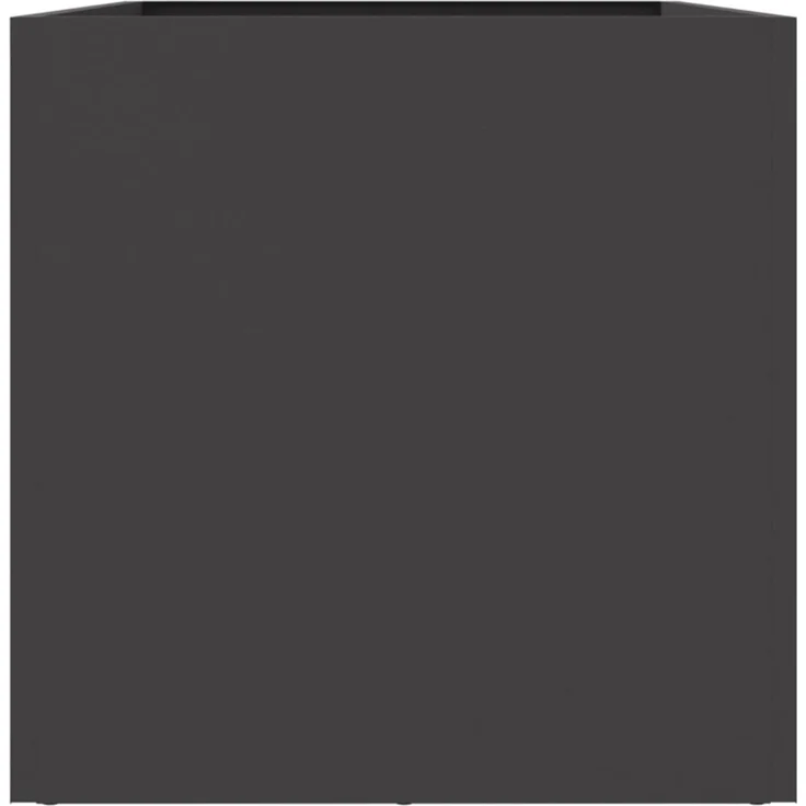 vidaXL Pflanzkübel Schwarz 62x30x29 cm Stahl 841589 – Bild 5