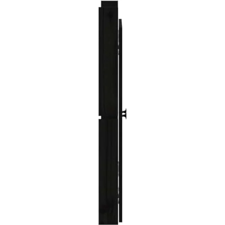 Türen für Outdoor-Küche 2 Stk. Schwarz 50 x 9 x 82 cm Kiefernholz 832362 – Bild 7