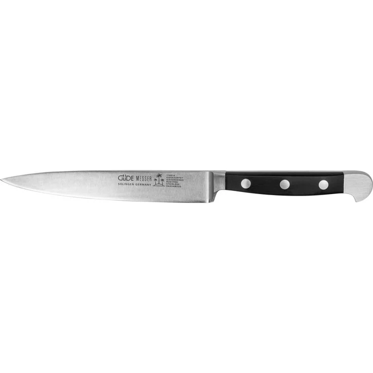 Güde Alpha Zubereitungsmesser POM schwarz 16 cm 1765/16 – Bild 1