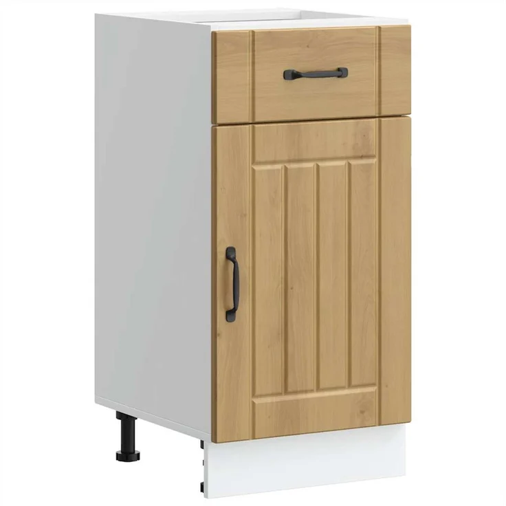 vidaXL Küchen-Unterschrank Lucca Artisan-Eiche Holzwerkstoff 853716 – Bild 1