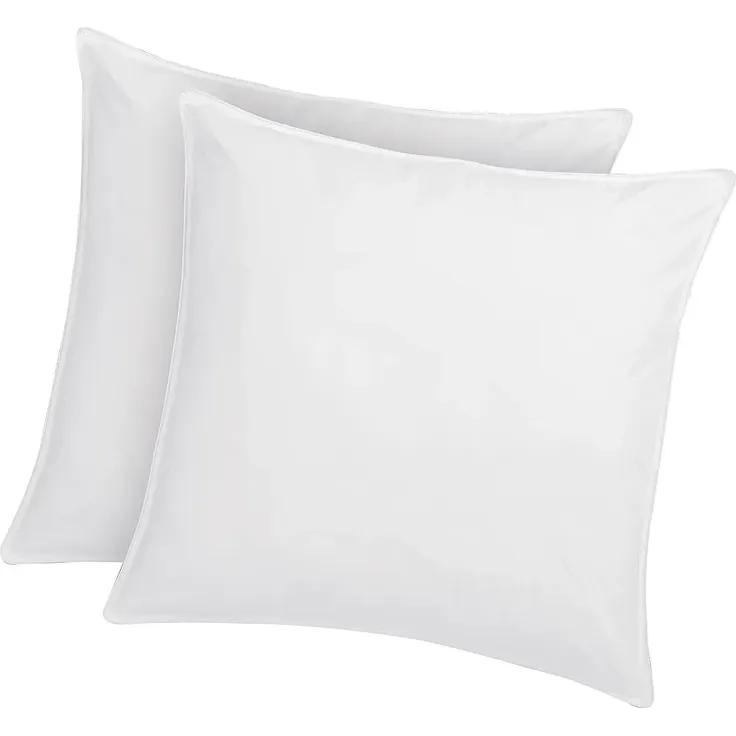 DREAMEA - AZYLIA Kopfkissen Stoff Weiß - B 60 cm x H 15 cm x L 60 cm – Bild 2