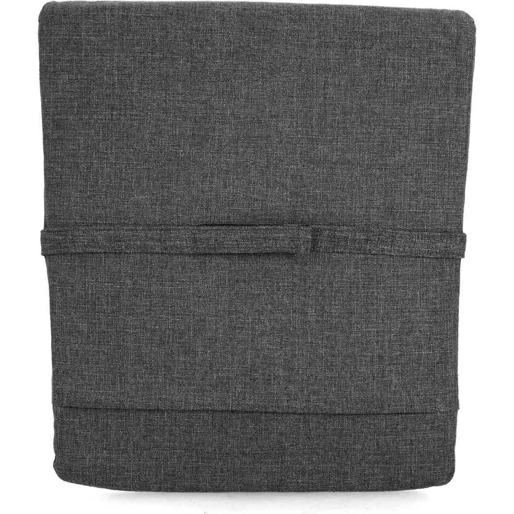Sitzkissen Rajada 2er-Set aus wasserabweisendem Stoff, modern, Dunkelgrau, abnehmbarer Bezug – Bild 3