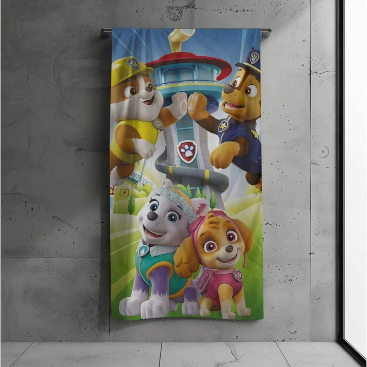 MTOnlinehandel Badetuch Paw Patrol 70x140 cm, 100 %, Baumwolle (1-St), Strandtuch mit Chase, Rubble, Everest & Skye für Kinder – Bild 5